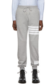 Thom Browne - Grey 4-Bar Classic Lounge Pants