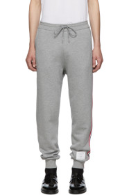 Thom Browne - Grey Classic Loopback Lounge Pants