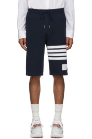 Thom Browne - Navy 4-Bar Classic Sweat Shorts