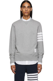 Thom Browne - Grey 4-Bar Classic Sweatshirt