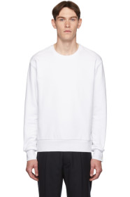 Thom Browne - White RWB Stripe Sweatshirt