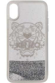 Kenzo - Silver Tiger iPhone X Case