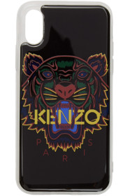 Kenzo - 黑色虎头 iPhone X/XS 手机壳
