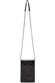 Kenzo - Black Patent Phone Carrier Bag