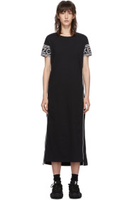 Kenzo - Black Long Logo Sport T-Shirt Dress