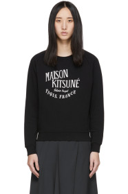 Maison Kitsuné - Black 'Palais Royal' Sweatshirt