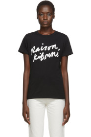 Maison Kitsuné - Black Handwriting T-Shirt