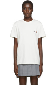 Maison Kitsuné - Off-White Double Fox Head T-Shirt