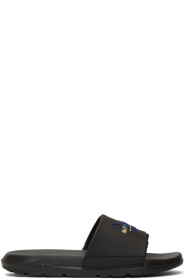 Maison Kitsuné - Black Ader Error Edition Fox Pool Slides