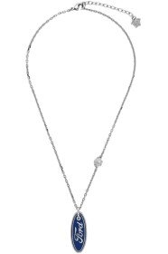 Versace - Silver Ford Edition Logo Necklace