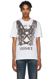 Versace - 白色“My Safe Word Is” T 恤