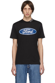 Versace - 黑色 Ford 联名徽标 T 恤