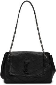 Saint Laurent - Sac matelassé noir Small Nolita