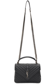 Saint Laurent - Sac gris Medium College