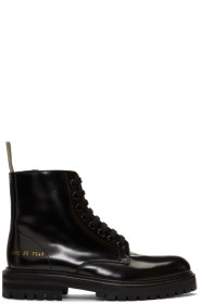 Common Projects - Bottes militaires noires Standard