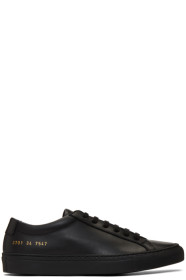Common Projects - Black Original Achilles Low Sneakers