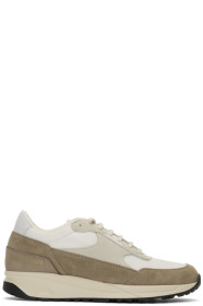 Common Projects - Baskets blanches et brunes Track Classic