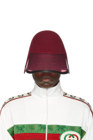 Gucci - Casquette en feutre rouge Visor