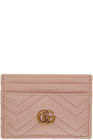 Gucci - Pink GG Marmont Card Holder