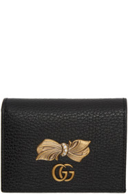 Gucci - Black Bow Card Holder