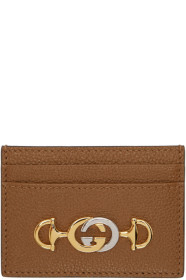 Gucci - Brown Interlocking G Card Holder