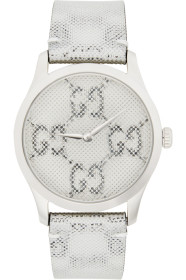Gucci - シルバー GG ホログラム G-タイムレス ウォッチ