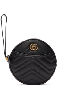 Gucci - Black GG Marmont 2.0 Clutch