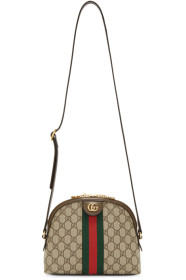 Gucci - Sac brun et beige GG Ophidia