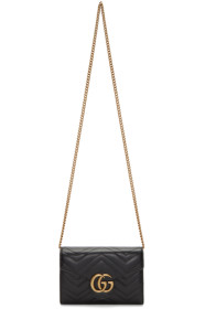 Gucci - Sac à chaîne noir Marmont