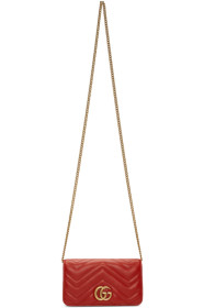 Gucci - Sac matelassé rouge Marmont 2.0