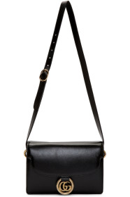 Gucci - Sac à bandoulière noir Small GG Ring