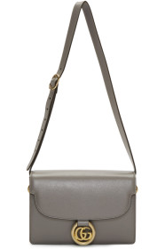 Gucci - Sac à bandoulière gris Small GG Ring