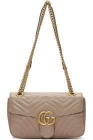 Gucci - Sac taupe Small Marmont