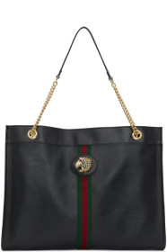 Gucci - 黑色大号 Rajah 托特包