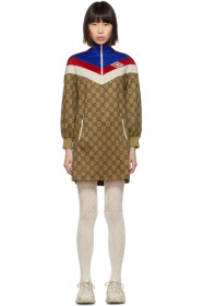 Gucci - Beige GG Logo Dress