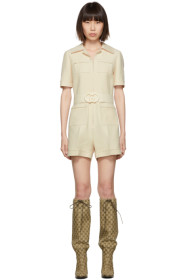 Gucci - Off-White Short Romper