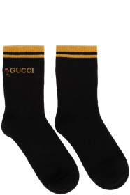 Gucci - Chaussettes noires Shiny Pong