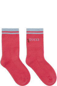 Gucci - Chaussettes roses Shiny Pong