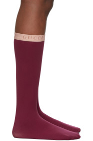 Gucci - Chaussettes bourgogne Amila