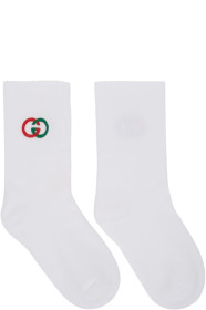Gucci - Chaussettes blanches Interlocking G Tennis
