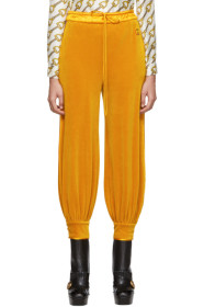 Gucci - Yellow Chenille Jogging Lounge Pants