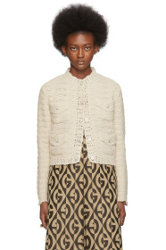 Gucci - Off-White Crochet Cardigan