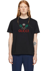 Gucci - ブラック テニス T シャツ