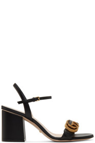 Gucci - Black GG Heeled Sandals