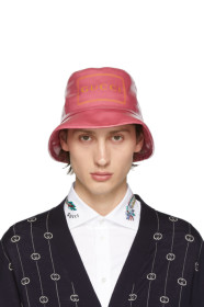 Gucci - Pink Montecarlo Crystal Bucket Hat