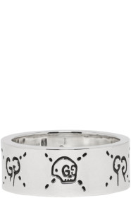 Gucci - Bague en argent 'GucciGhost'