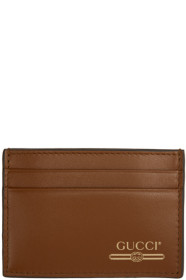 Gucci - Tan Money Clip Card Holder