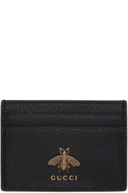 Gucci - Black Bee Card Holder
