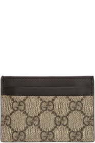 Gucci - ベージュ GG スプリーム マネークリップ カード ホルダー
