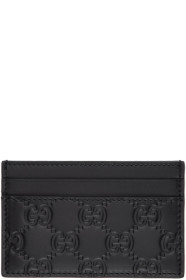 Gucci - ブラック Gucci シグネチャー カード ホルダー